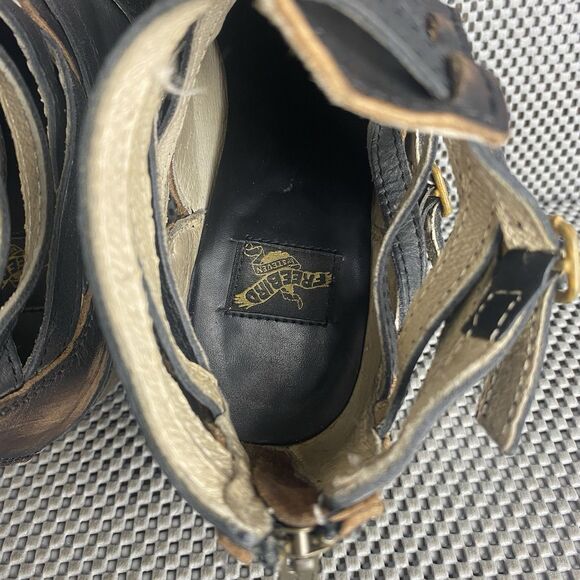Freebird Stair By Steven Ankle Boots Womens Size 7 Brown Leather Made In Mexico - Picture 11 of 12